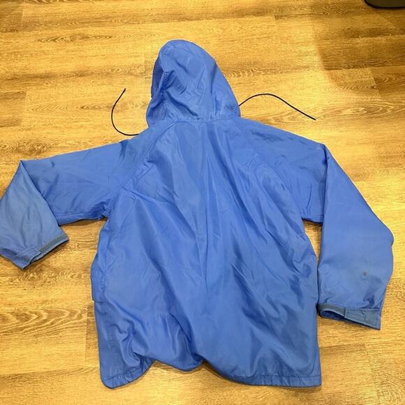Vintage L.L. Bean Mens Rainjacket Size‎ Large Blue Nylon Lightweight Hooded - Picture 13 of 13